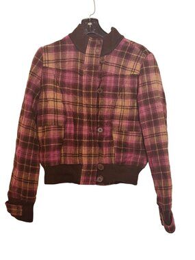 vintage Tommy Jeans Womens Plaid Jacket XL